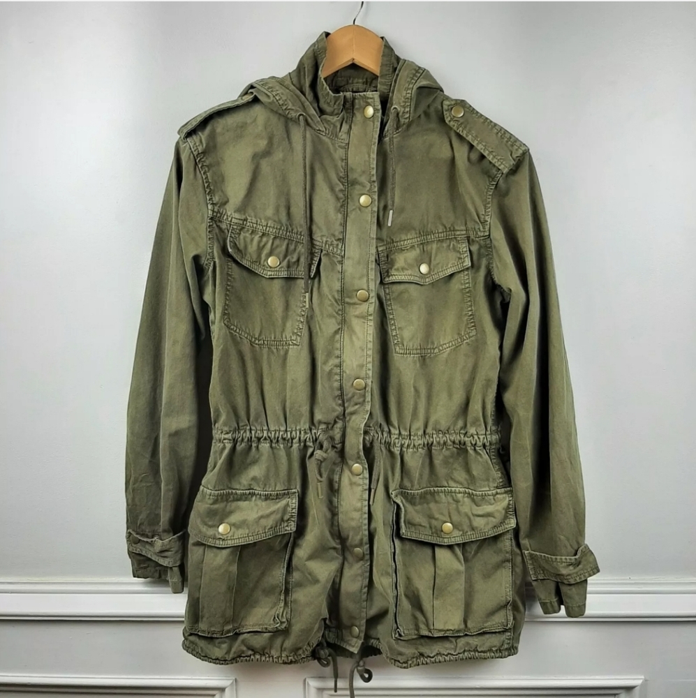Talula Aritzia Olive Army Green Trooper Jacket - Picture 6 of 9